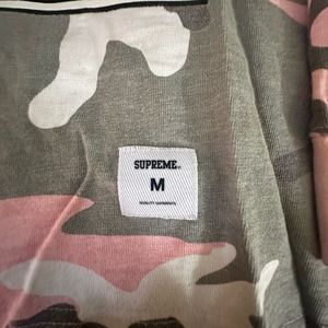 Pink Camo Supreme Crew Neck